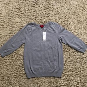 Brand new light grey sweater.